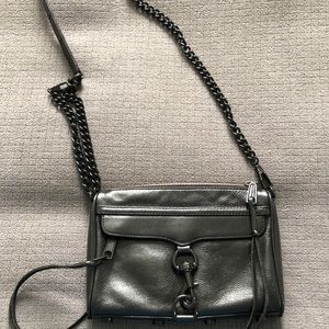 Authentic black on black Rebecca Minkoff crossbody